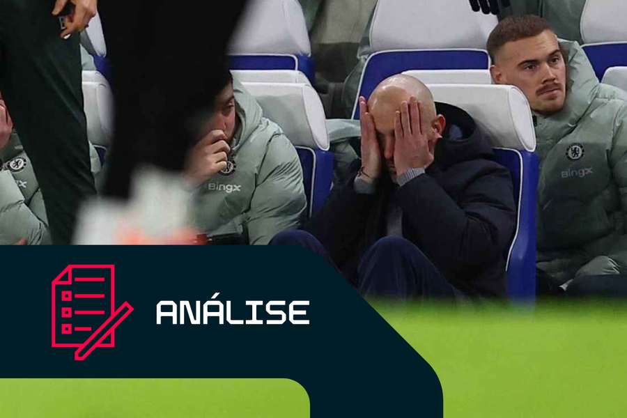 A reação de Enzo Maresca ao tropeção do Chelsea