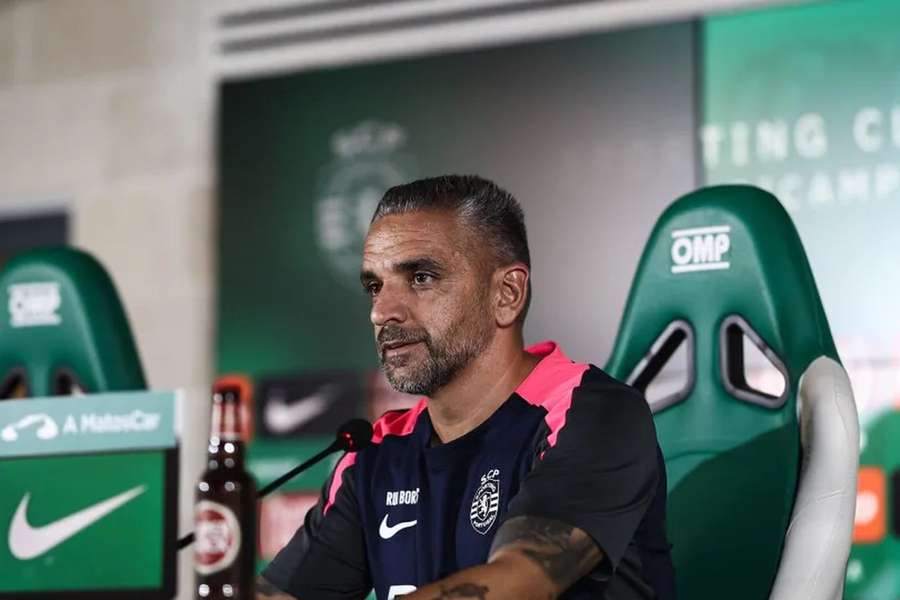 Rui Borges, treinador do Sporting