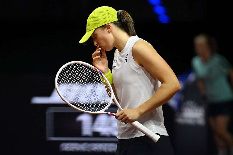 Swiatek, derrotada por Ostapenko.