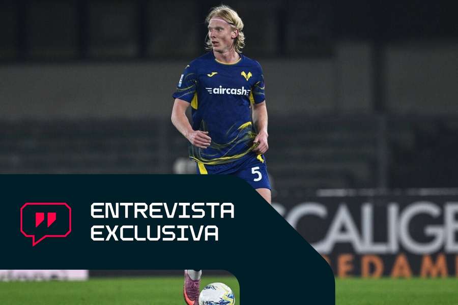 Edmundsson, en acción con el Verona