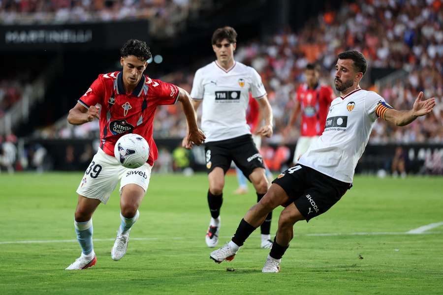 Abdellaoui y Gayà, en el Valencia-Celta