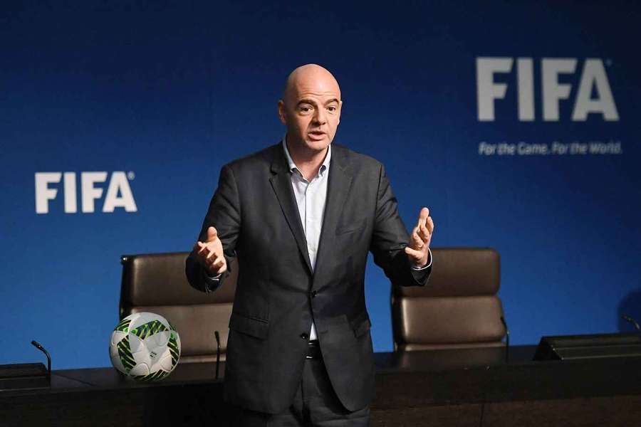 Gianni Infantino am Sonntag