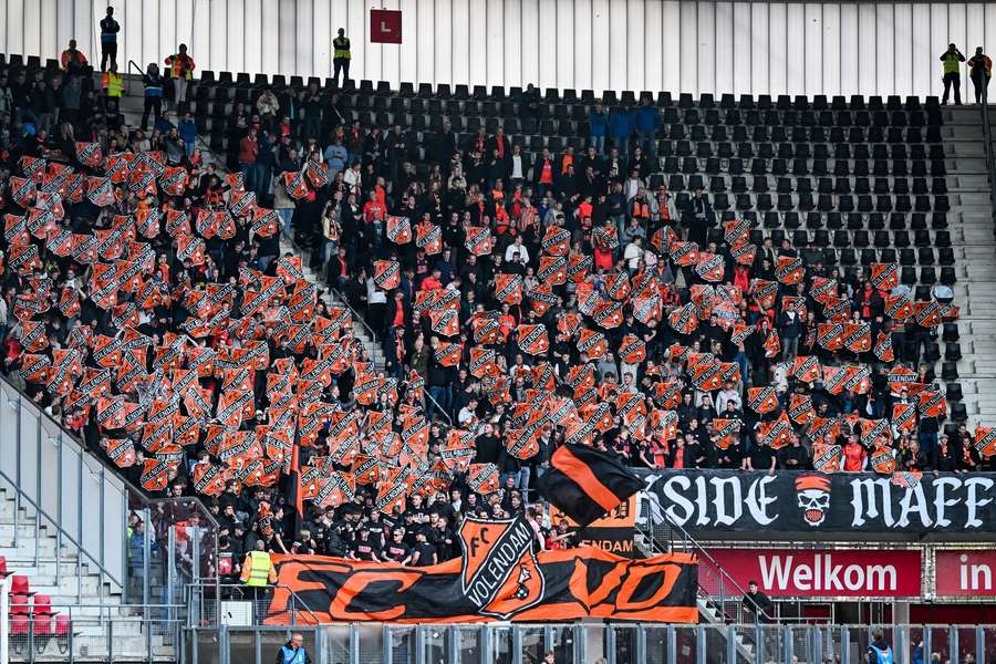 750 FC Volendam fans traveled to Alkmaar