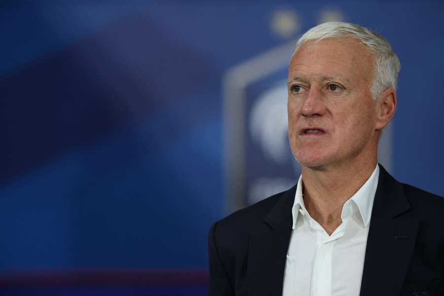 Didier Deschamps lundi soir. Didier Deschamps lundi soir.
