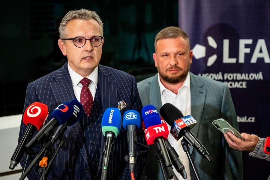 Jiri  Matzner et Lukáš Bohuslav ce mardi