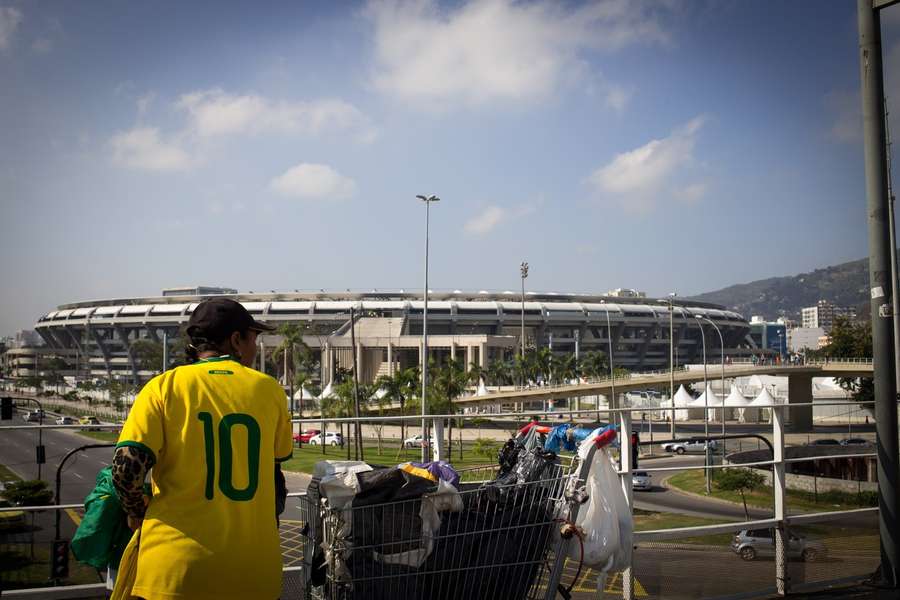 Das Maracana-Stadion in Rio de Janeiro.