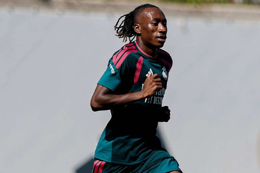Yan Diomande juntou-se recentemente ao Real Madrid Yan Diomande juntou-se recentemente ao Real Madrid