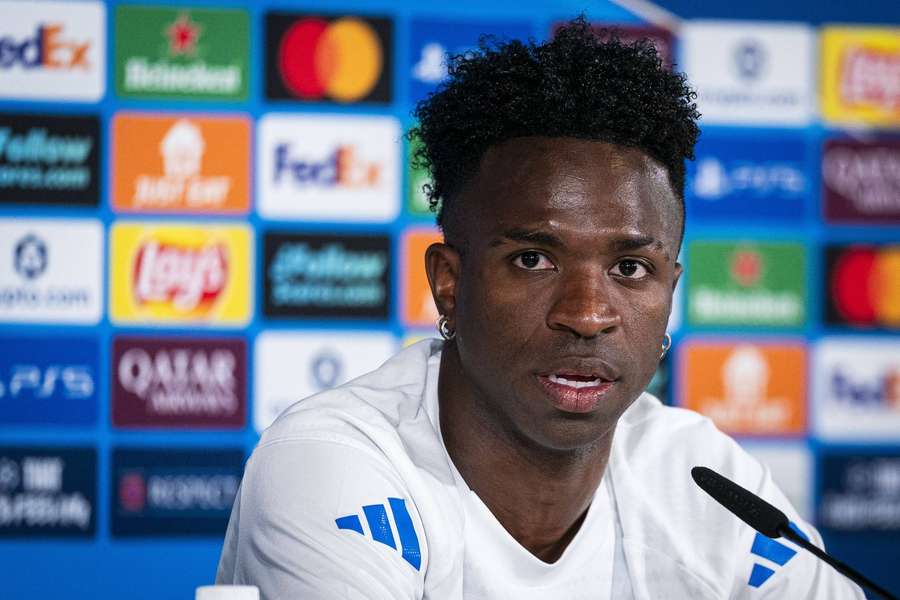 Vinicius Junior, prezent la conferința de presă premergătoare duelului Real Madrid - Bayern Munchen