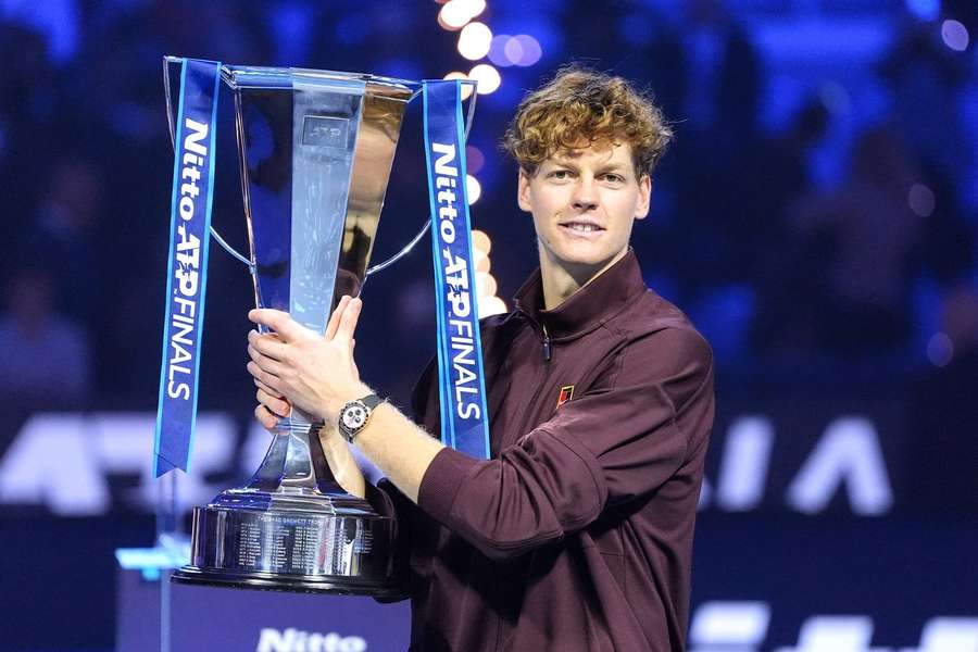 Jannik Sinner voltou a triunfar nos ATP Finals Jannik Sinner voltou a triunfar nos ATP Finals