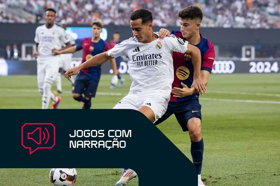 O clássico entre Real Madrid e Barcelona terá narração do Flashscore