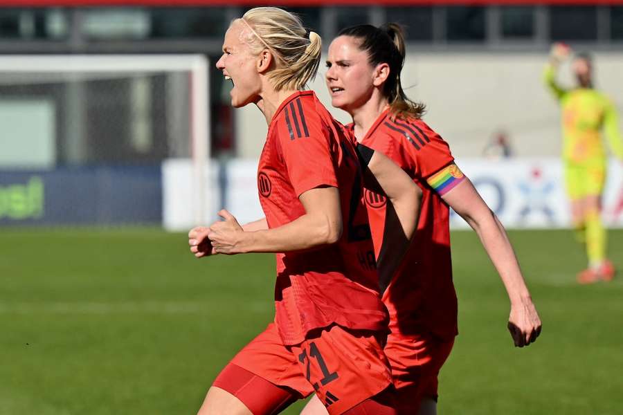 Pernille Harder war die entscheidende Frau beim Halbfinalsieg der Bayern-Frauen im DFB Pokal.