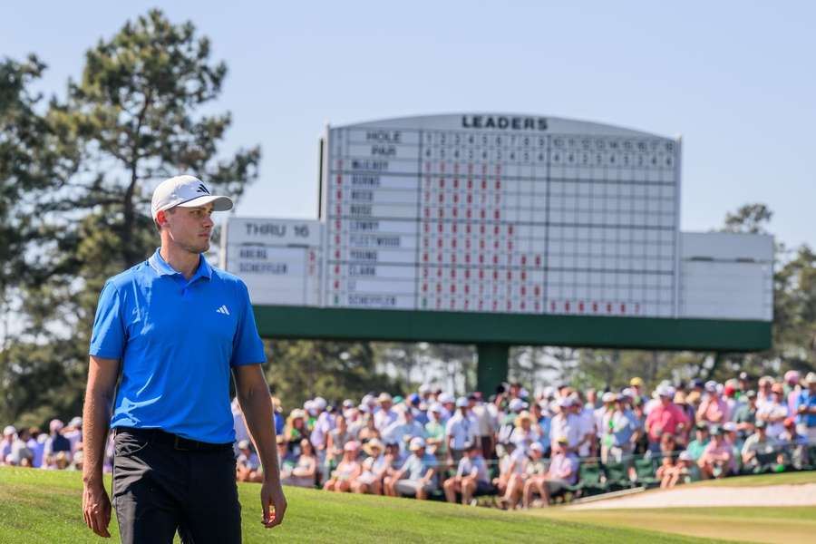 The top of the leader board is still a way off for Aberg