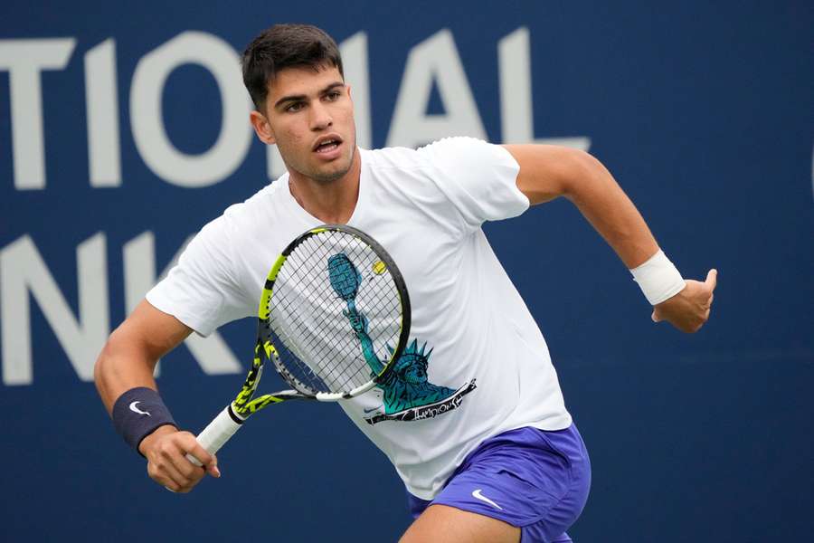 Carlos Alcaraz é o cabeça de série masculino no Masters de Cincinnati