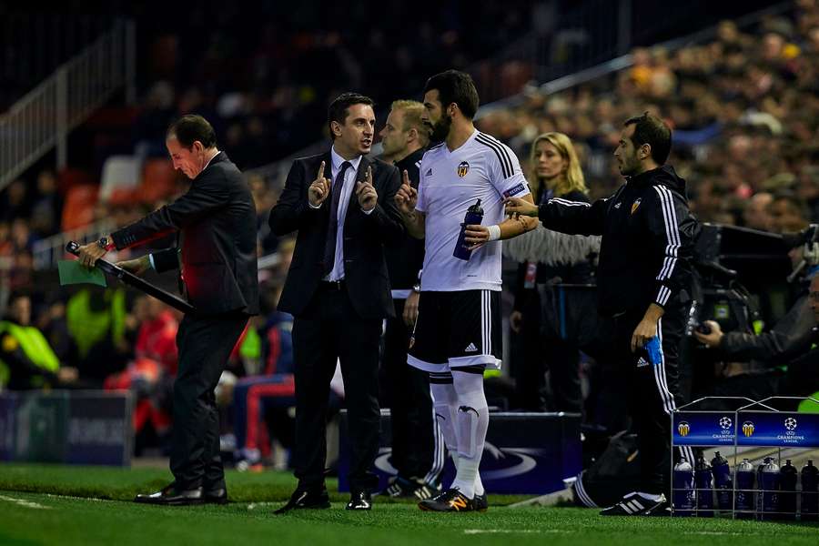 Gary Neville coached Negredo during an unsuccessful spell at Valencia. Gary Neville coached Negredo during an unsuccessful spell at Valencia.