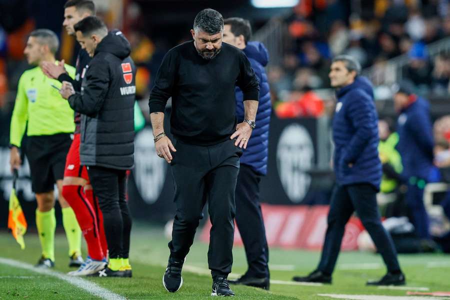 Ciao Gattuso : Valencia se sépare de son coach 3 jours avant d'affronter le Real Madrid