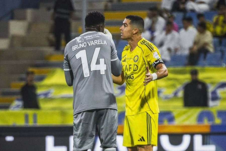 Bruno Varela à conversa com Cristiano Ronaldo Bruno Varela à conversa com Cristiano Ronaldo