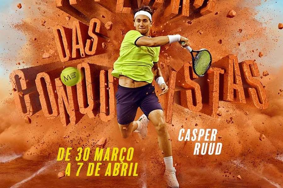 O tenista norueguês Casper Ruud vai regressar em 2024 ao Estoril Open