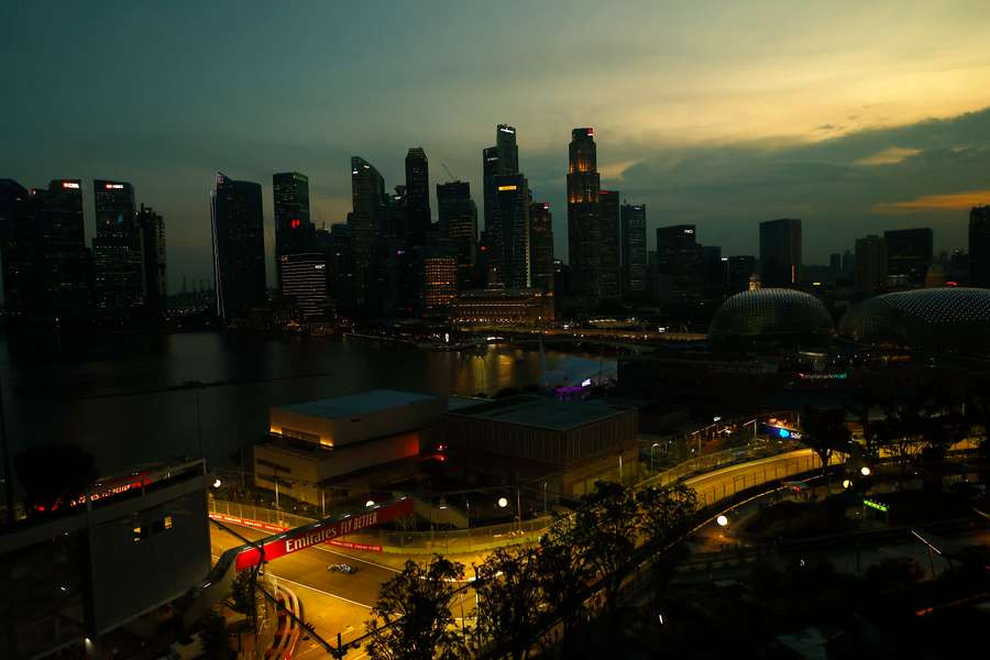 El circuito de Singapur, uno de los más difíciles de la F1