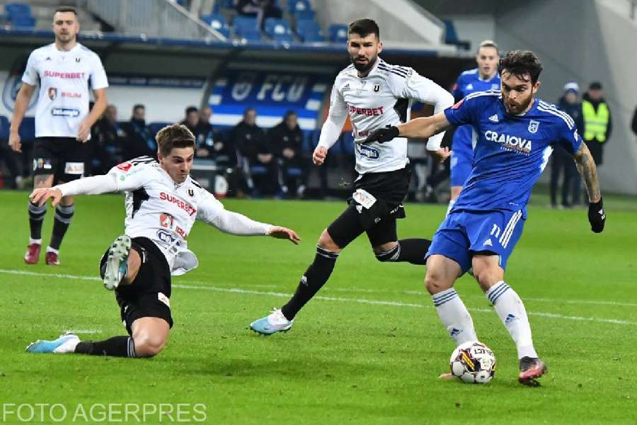 FCU Craiova s-a impus cu 5-0 în fața celor de la U Cluj