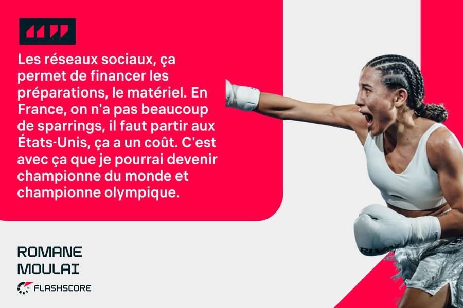 La devise de Romane Moulai : Rien ne se donne, tout se prend