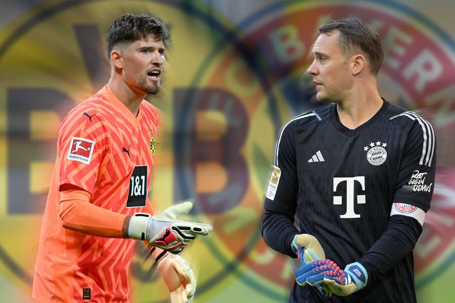 Der Klassiker wird auch ein Aufeinandertreffen der Goalis Kobel (l.) und Neuer