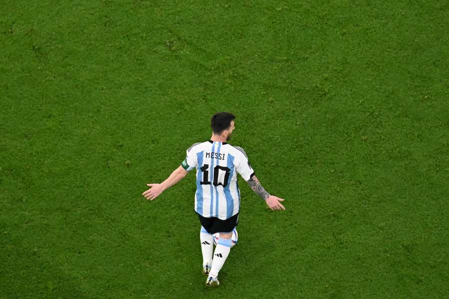 Lionel Messi har gennem karrieren scoret otte VM-mål, samme antal som Diego Maradona opnåede for Argentina.