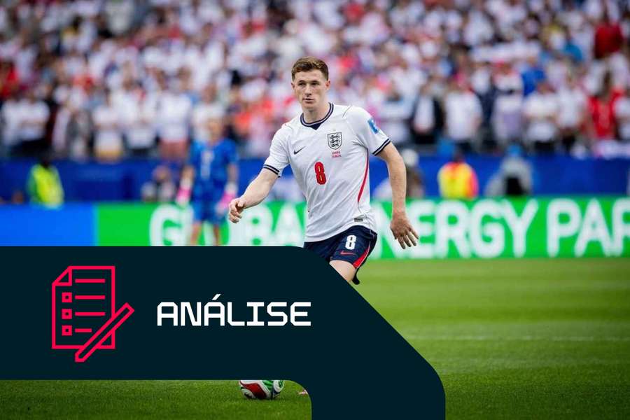 Elliot Anderson em ação pela Inglaterra