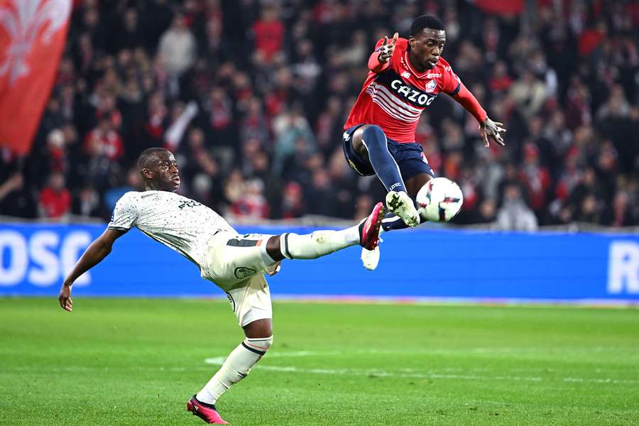 Timothy Weah (R) is heading to Italy after four years at Lille