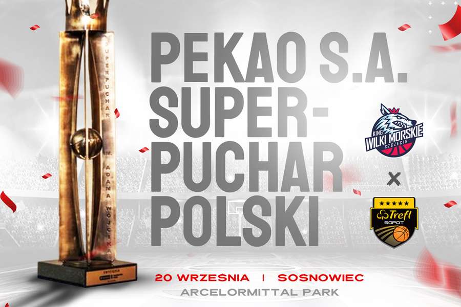 Mecz o koszykarski Superpuchar Polski odbędzie się 20 września w Sosnowcu