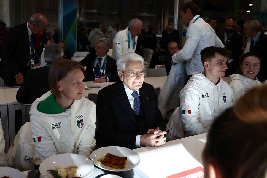 Mattarella al Villaggio olimpico