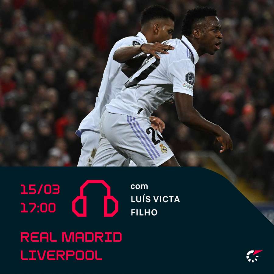 Real Madrid x Liverpool: onde assistir, horário e escalações do