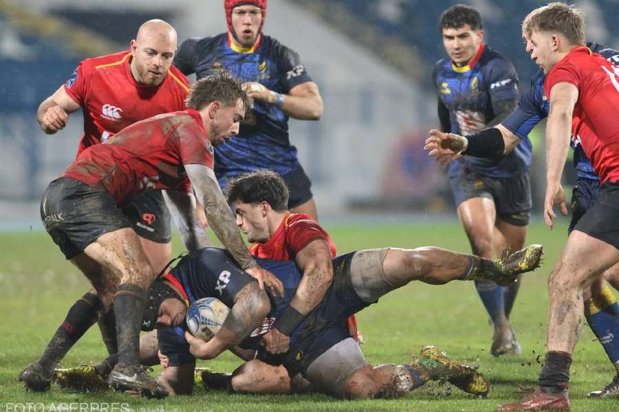 Reprezentativa României vs Belgia, într-un meci din Rugby Europe Championship 2026, pe stadionul ”Emil Alexandrescu” din Iași