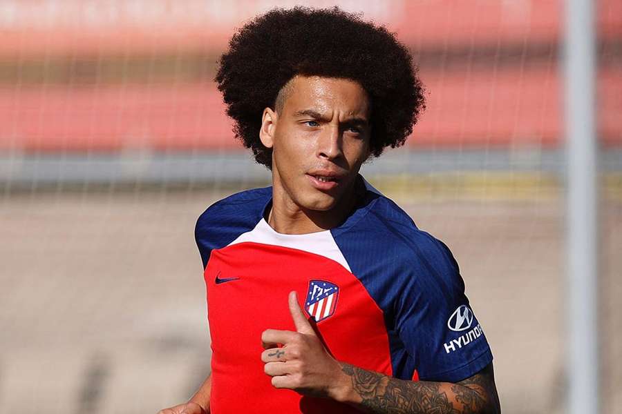 Witsel ao serviço do Atlético Madrid, clube onde partilhou o balneário com João Félix