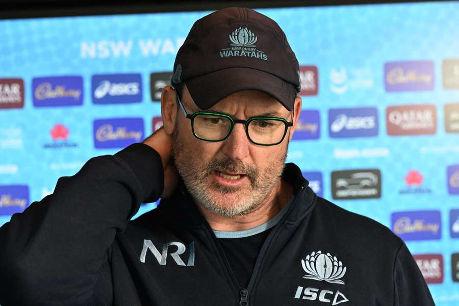 NSW Waratahs coach Dan McKellar speaks to the media during the week.
