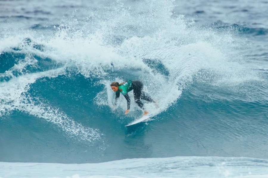 Francisca Veselko perdeu diante da australiana Tyler Wright