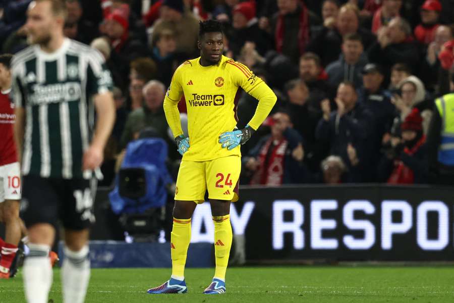 Onana in action for Man Utd