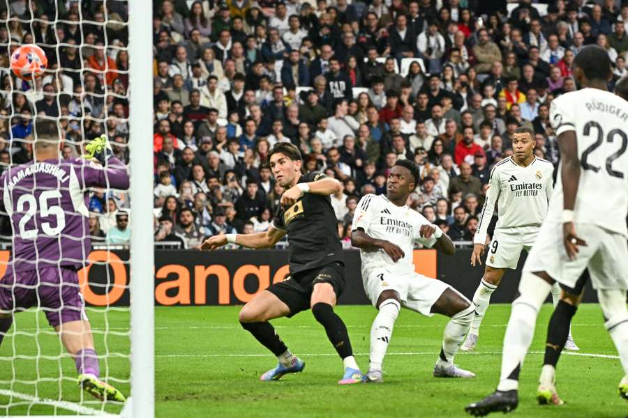 O gol de empate de Vini Jr. no segundo tempo