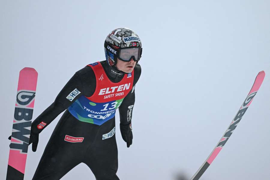 Marius Lindvik bei der Ski-WM.