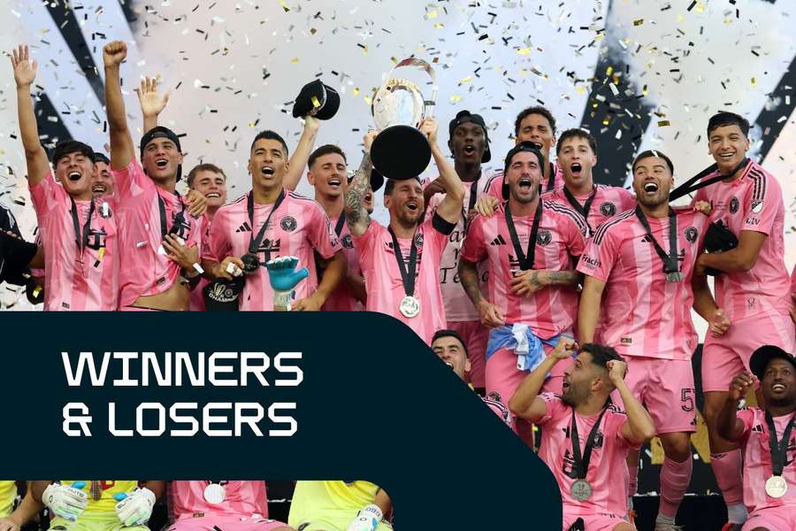 Lionel Messi lifts his 48th trophy after winning the MLS Cup final Lionel Messi lifts his 48th trophy after winning the MLS Cup final