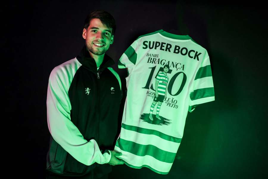 Daniel Bragança cumpriu 150.º jogo pelo Sporting