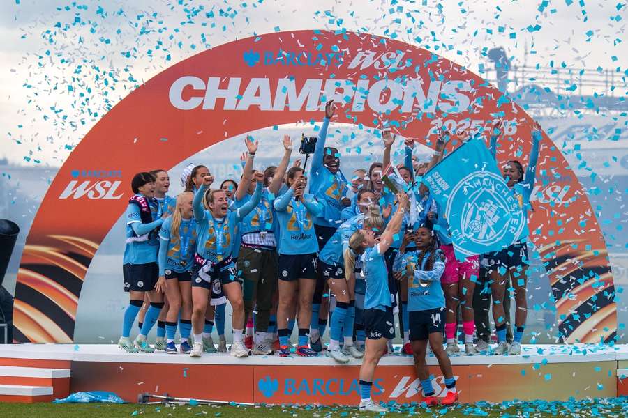 Manchester City won the WSL title last season Manchester City won the WSL title last season