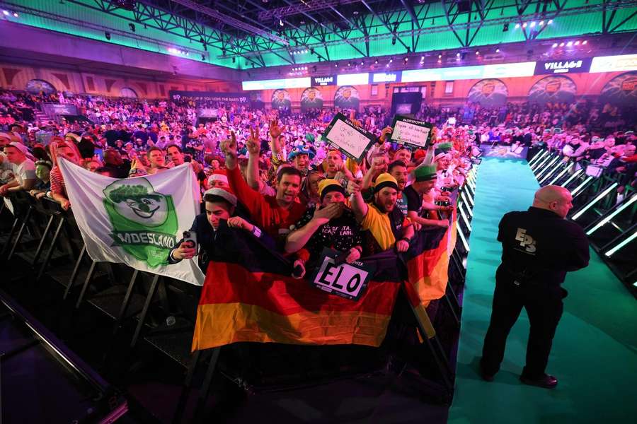 The crowd at Alexandra Palace