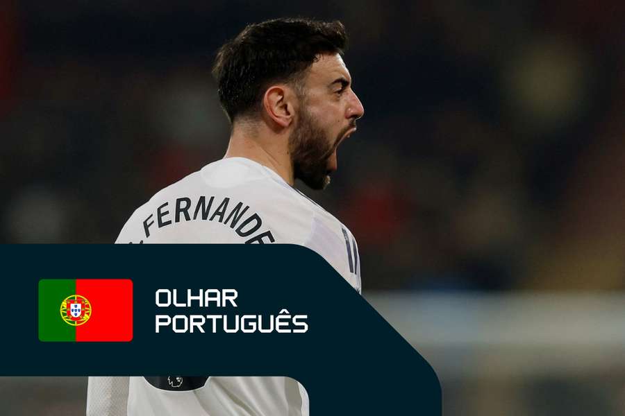 Bruno Fernandes em destaque no Manchester United Bruno Fernandes em destaque no Manchester United