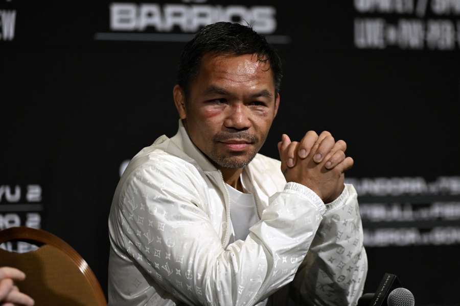 Manny Pacquiao vio cómo su hijo empató en su debut profesional Manny Pacquiao vio cómo su hijo empató en su debut profesional