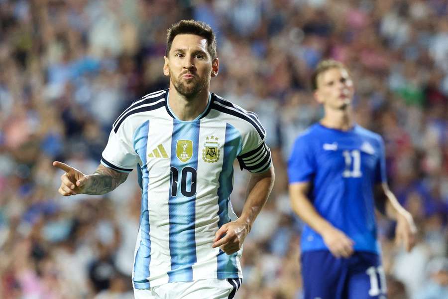 Im Testspiel gegen Island (3:0) hat Messi seine Treffsicherheit bewiesen Im Testspiel gegen Island (3:0) hat Messi seine Treffsicherheit bewiesen