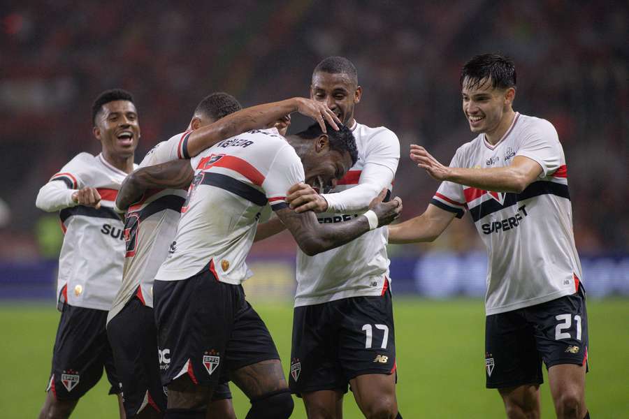 O São Paulo conseguiu mais uma grande vitória no Brasileirão