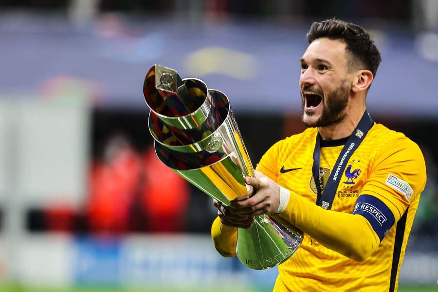 Frankrijk en Hugo Lloris wonnen de Nations League in 2022.