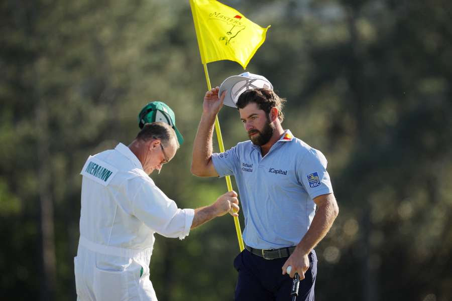 Cameron Young at the Masters earlier this year