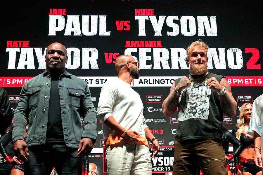 Mike Tyson defronta Jake Paul