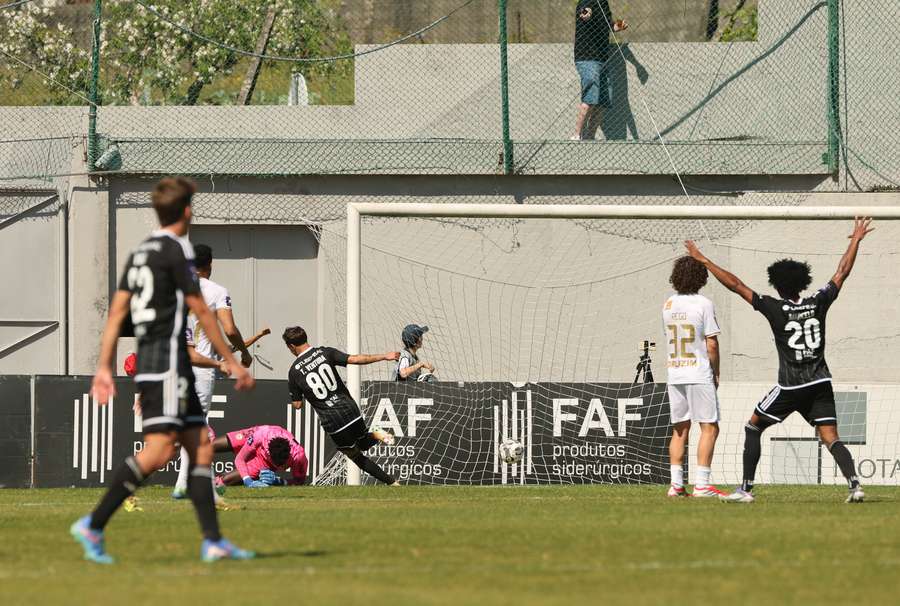 Tiago Ventura fez o golo da vitória do Amarante
